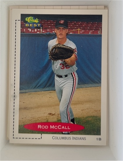 1991 Classic Best #175 Rod McCall — front