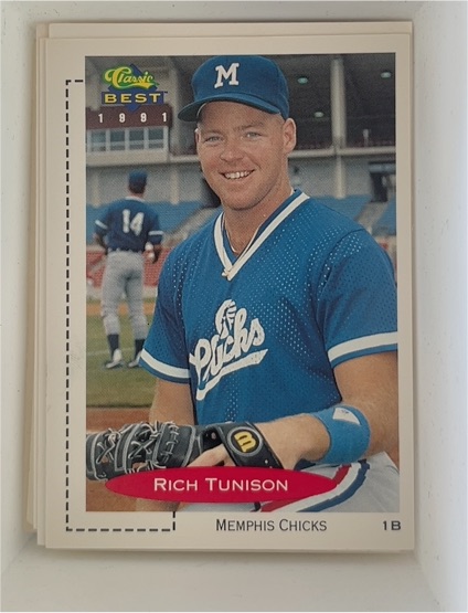1991 Classic Best #200 Rich Tunison Memphis Chicks — front