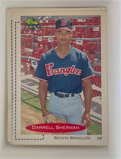 1991 Classic Best #153 Darrell Sherman — front