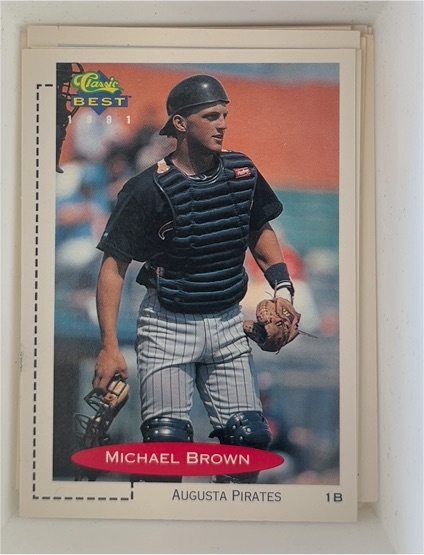 1991 Classic Best #88 Michael Brown — front