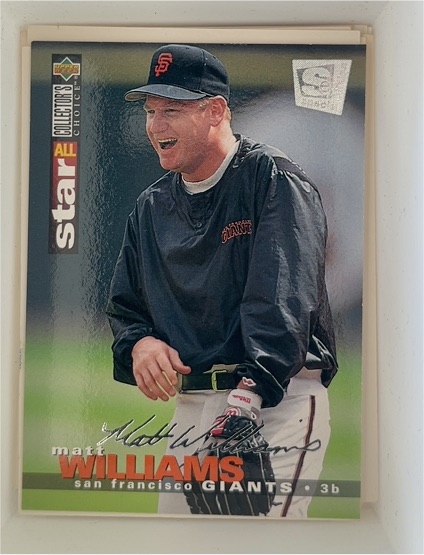 1995 Upper Deck Collector's Choice Special Edition #108 Matt Williams — front