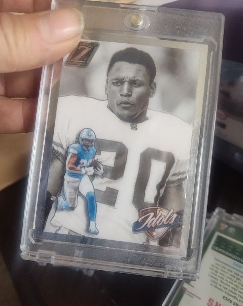 2024 Panini Zenith Idols #5 Barry Sanders / Jahmyr Gibbs — front