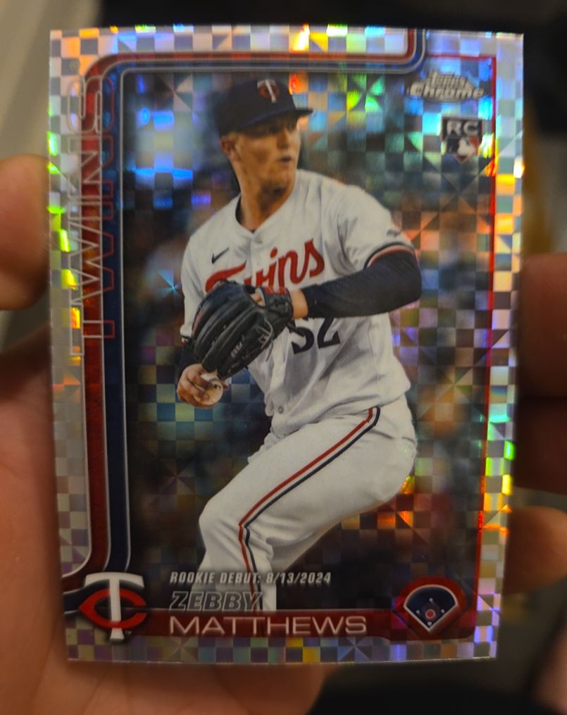 2025 Topps Chrome Update #USC171 Zebby Matthews — front