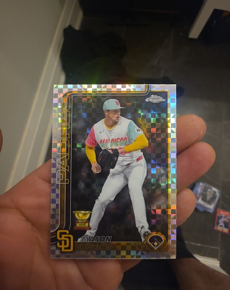 2025 Topps Chrome Update #USC195 Mason Miller — front