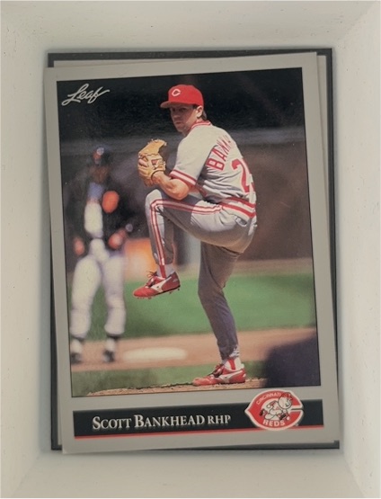 1992 Leaf #485 Scott Bankhead Cincinnati Reds — front
