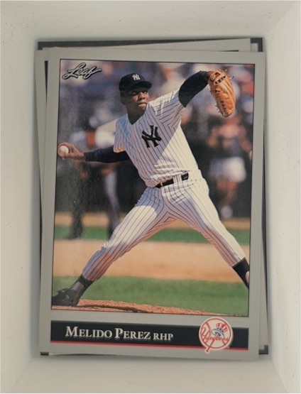 1992 Leaf #479a Melido Perez — front