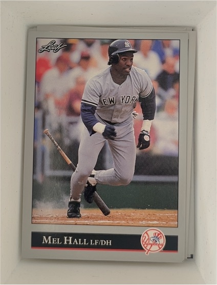 1992 Leaf #88 Mel Hall — front