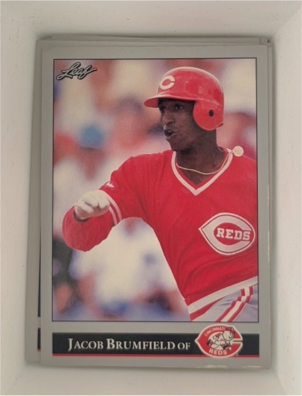 1992 Leaf #499 Jacob Brumfield — front