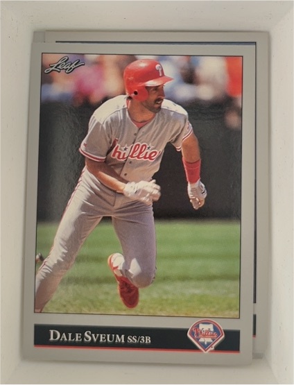1992 Leaf #473 Dale Sveum — front
