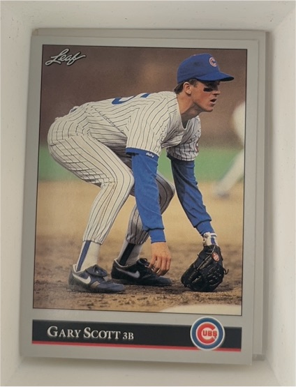 1992 Leaf #6 Gary Scott — front