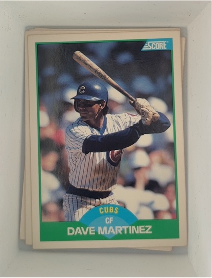 1989 Score #77 Dave Martinez — front
