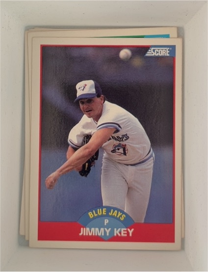 1989 Score #480 Jimmy Key — front