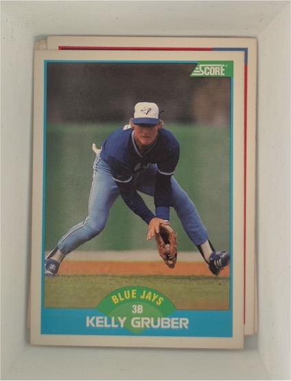 1989 Score #194 Kelly Gruber — front