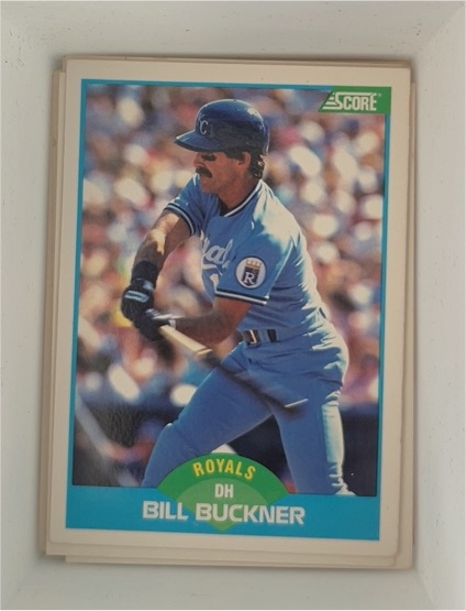 1989 Score #214 Bill Buckner — front