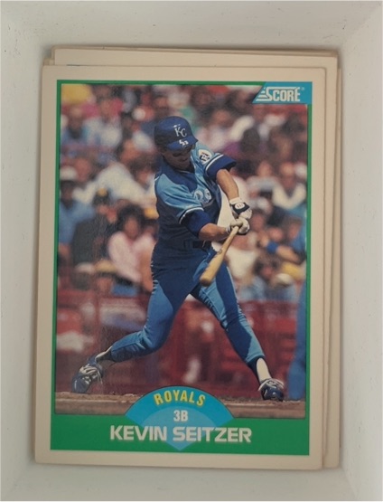 1989 Score #55 Kevin Seitzer — front