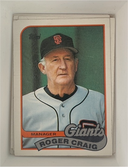 1989 Topps #744 Roger Craig — front