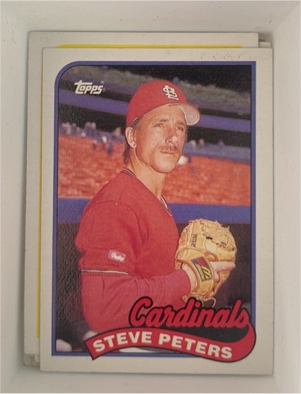 1989 Topps #482 Steve Peters — front