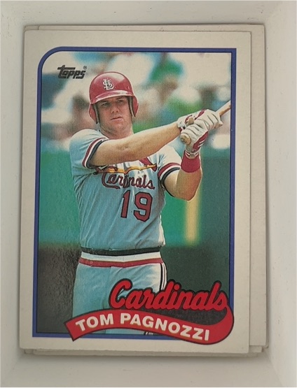 1989 Topps #208 Tom Pagnozzi — front
