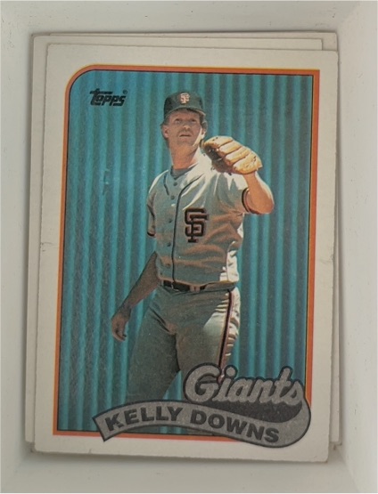 1989 Topps #361 Kelly Downs — front