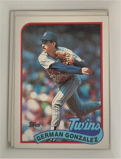 1989 Topps #746 German Gonzalez — front