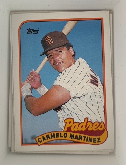 1989 Topps #449 Carmelo Martinez — front