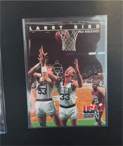 1992 Skybox USA #18 Larry Bird — front