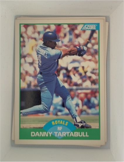 1989 Score #105 Danny Tartabull — front