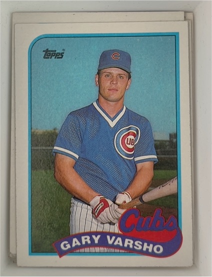 1989 Topps #613 Gary Varsho — front