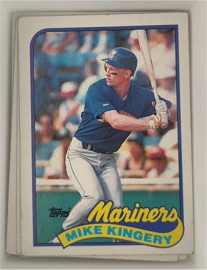 1989 Topps #413 Mike Kingery — front