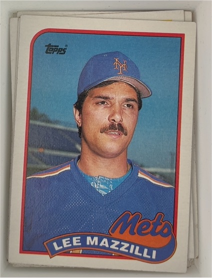 1989 Topps #58 Lee Mazzilli New York Mets — front