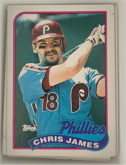 1989 Topps #298 Chris James — front