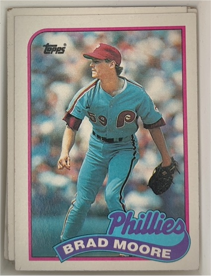 1989 Topps #202 Brad Moore — front