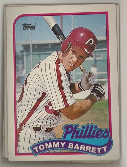 1989 Topps #653 Tommy Barrett — front