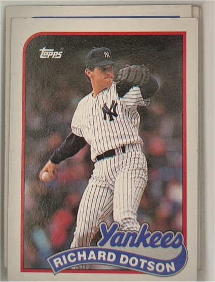 1989 Topps #511 Richard Dotson — front