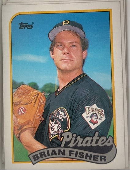1989 Topps #423 Brian Fisher — front