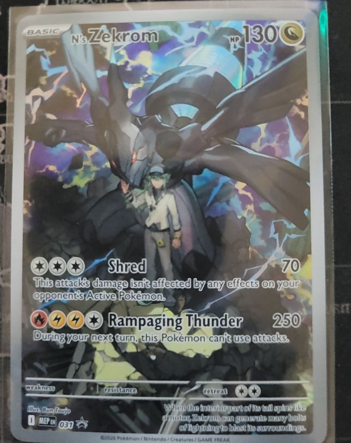 2026 Pokémon TCG #031 N's Zekrom Ascended Heroes Black Star Promo — front