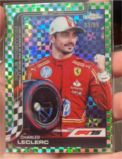 2025 Topps Chrome Formula 1 #53 Charles Leclerc — front