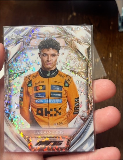 2025 Topps Chrome Formula 1 #D75-5 Lando Norris — front