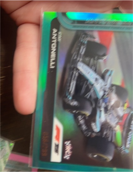 2025 Topps Chrome F1 #80 Kimi Antonelli Rookie Mercedes AMG Petronas — front