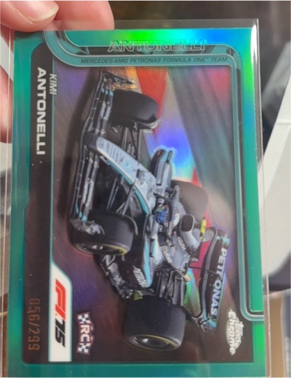 2025 Topps Chrome Formula 1 #80 Kimi Antonelli — front