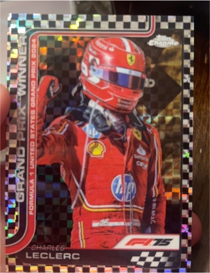 2025 Topps Chrome Formula 1 #111 Charles Leclerc — front