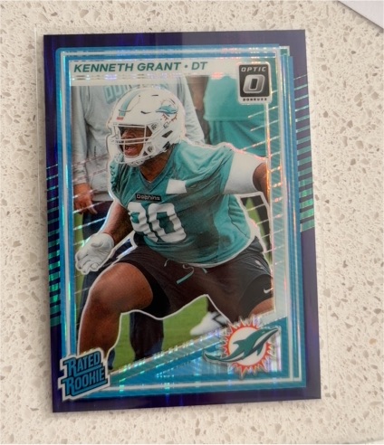 2025 Panini Donruss Optic #370 Kenneth Grant — front