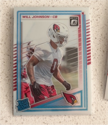 2025 Panini Donruss Optic #396 Will Johnson — front
