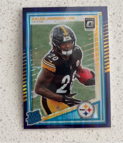 2025 Donruss Optic #232 Kaleb Johnson — front
