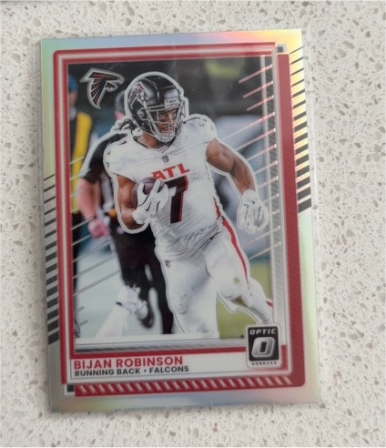 2025 Panini Donruss Optic #118 Bijan Robinson — front