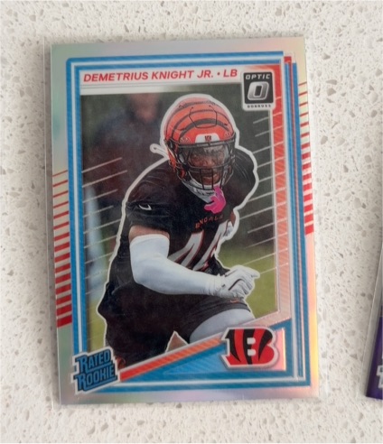 2025 Panini Donruss Optic #385 Demetrius Knight Jr. — front