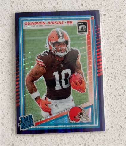 2025 Panini Donruss Optic #252 Quinshon Judkins — front