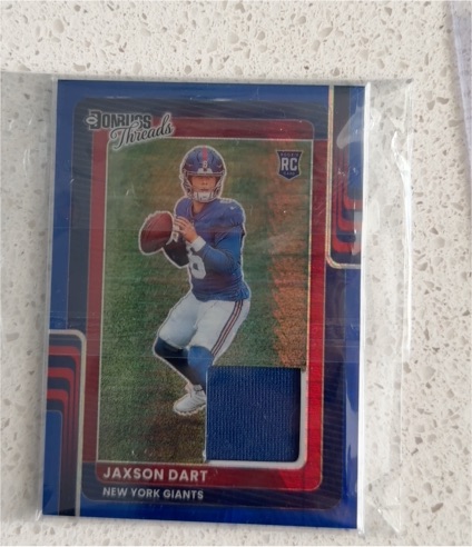 2025 Donruss Optic Threads #DTBH-JDT Jaxson Dart — front