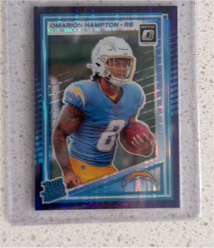 2025 Panini Donruss Optic #212 Omarion Hampton — front