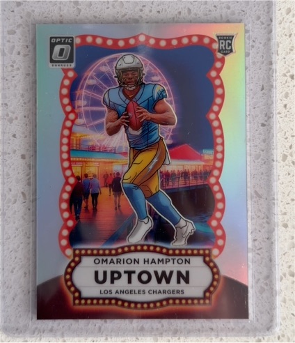 2025 Panini Donruss Optic #16 Omarion Hampton Uptown — front